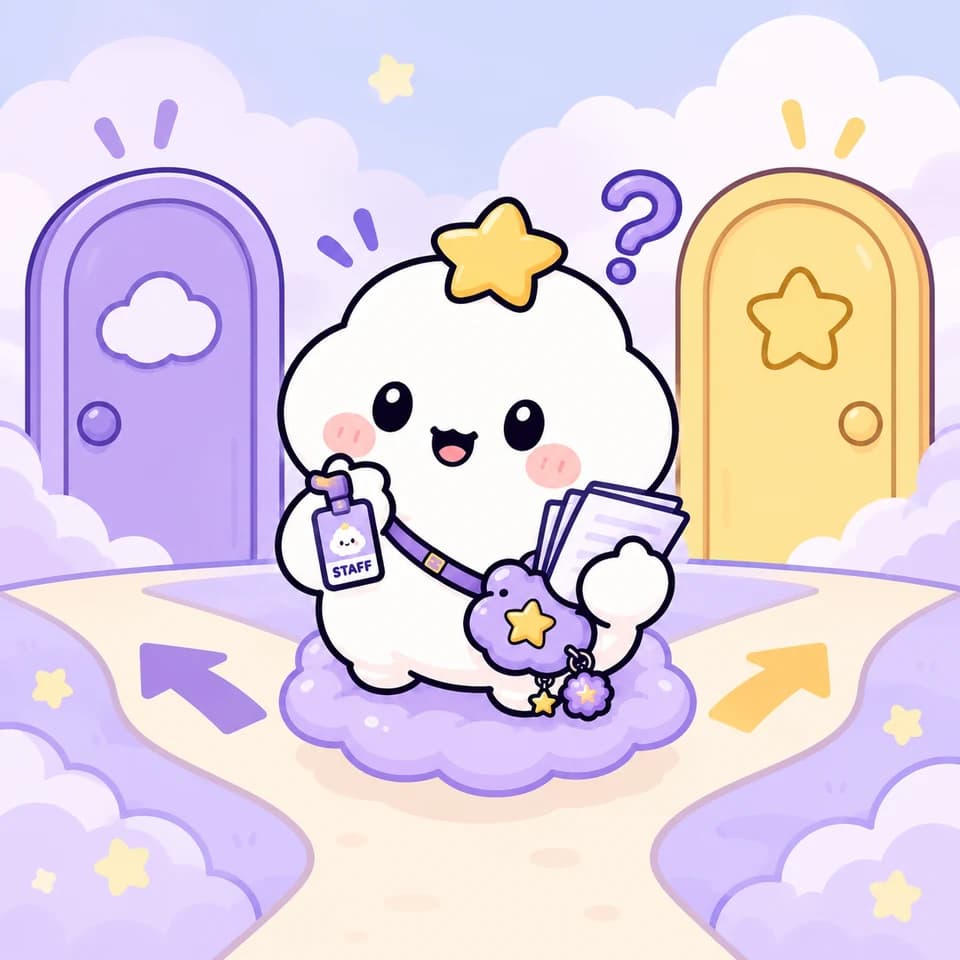 취업·이직 사주 일러스트